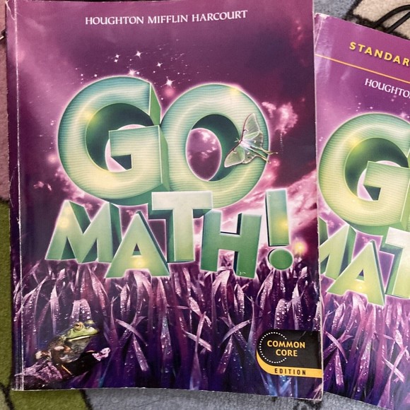 Lot Of 2. Go Math!: Student Practice Book & Text Book Grade 3 - Paperback - Picture 2 of 9